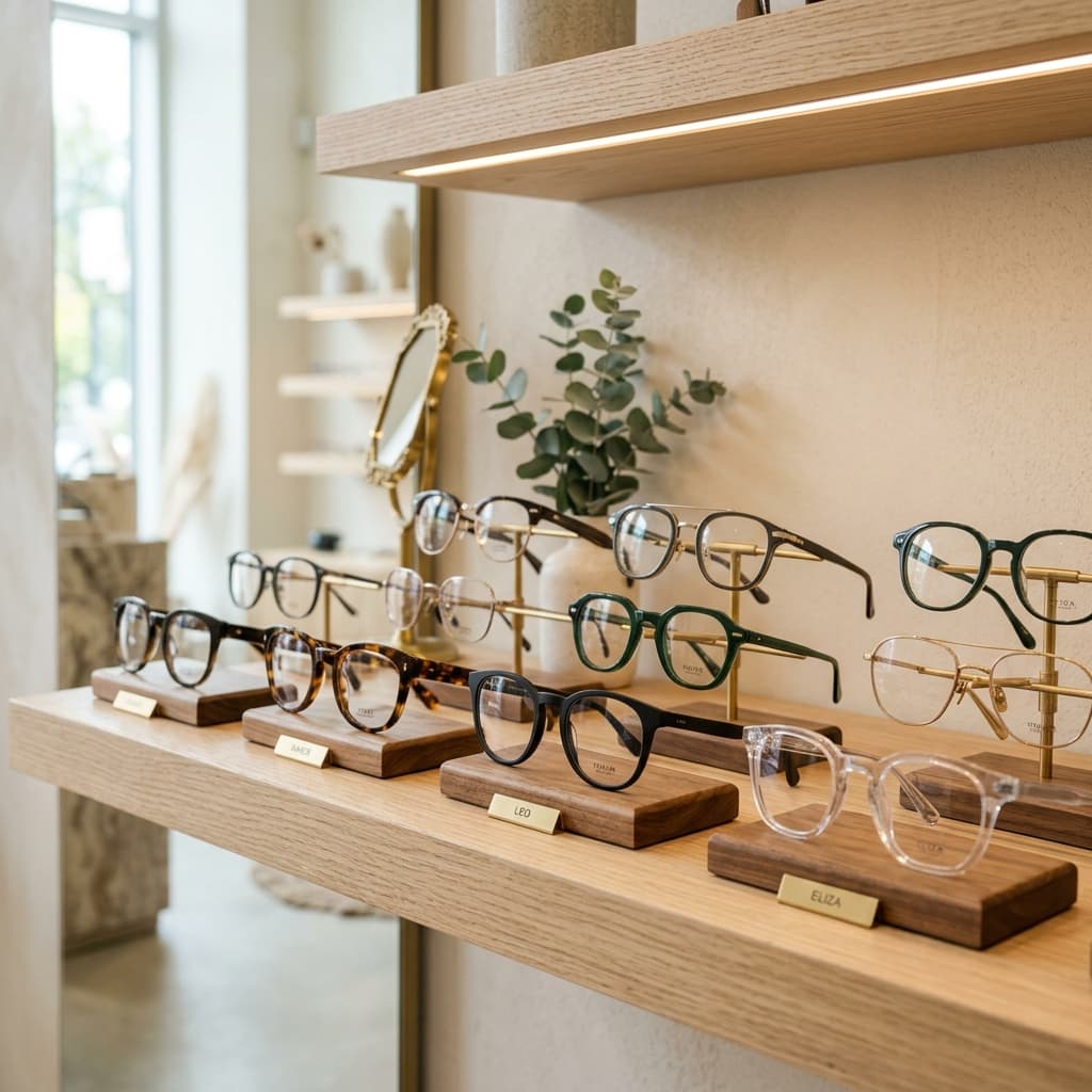 Custom prescription glasses.